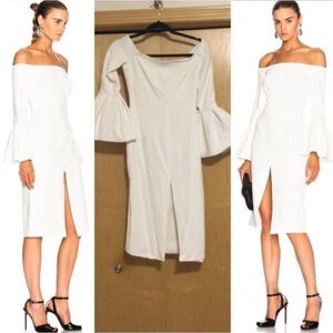 $594 SOLD OUT Alexis dress “Nirvana” - long slit, trumpet sleeves